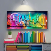 Cargar imagen en el visor de la galería, EverShine, pintura de diamantes, punto de cruz de ciudad, mosaico de diamantes, vista nocturna, paisaje, diamantes de imitación, arte, Kits de bordado de cuentas, decoración del hogar