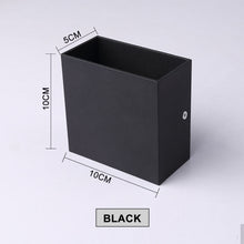 Carica l&#39;immagine nel visualizzatore della Galleria, Lampada da parete a LED 6W 12W IP65 Lampada da parete per giardino con portico ad angolo regolabile impermeabile per esterni AV85-265V Lampada per illuminazione interna in alluminio