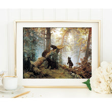 Cargar imagen en el visor de la galería, Bordado de diamantes, Animal Natural, pintura de diamantes cuadrados completos, imágenes de osos, diamantes de imitación, punto de cruz, mosaico de diamantes, decoración del hogar