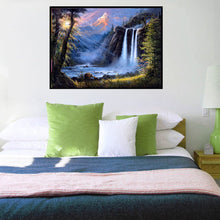 Carica l&#39;immagine nel visualizzatore della Galleria, Paesaggio cascata pittura diamante 5D nuovo prodotto strass ricamo diamante mosaico design completo punto croce decorazioni per la casa