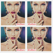 Cargar imagen en el visor de la galería, Taladro cuadrado/redondo completo 5D DIY diamante pintura &quot;mujer espalda&quot; bordado punto de cruz 3D decoración del hogar