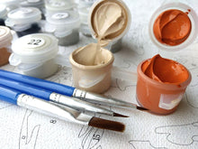 Загрузите изображение в программу просмотра галереи, CHENISTORY рамка рисунок картина DIY картина по номерам женская современная настенная живопись на холсте каллиграфия для домашнего декора 60x75 см