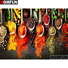 HOMFUN DIY 5D Diamant Peinture 