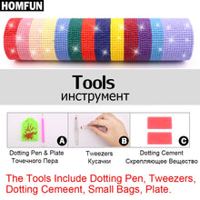 Charger l&#39;image dans la galerie, HOMFUN diamant peinture plein carré/rond diamant &quot;papillon violet flux&quot; motif broderie point de croix 5D strass peinture