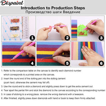 Cargar imagen en el visor de la galería, Dispaint completo cuadrado/taladro redondo 5D DIY diamante pintura &quot;dibujos animados chef paisaje&quot; bordado punto de cruz 5D decoración del hogar A18428