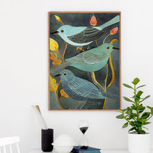 Cargar imagen en el visor de la galería, Elegante poesía animales pájaros ruiseñor decoración Retro lienzo arte creativo estilo pintura impresión póster arte de pared decoración del hogar