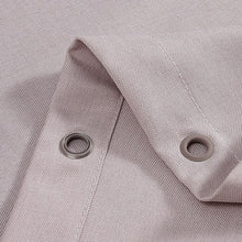 Charger l&#39;image dans la galerie, Imperméable à l&#39;eau moisissure épaississement rideau de douche couleur unie rideau de douche salle de bain rideau Imitation lin rideau de douche D40