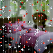 Cargar imagen en el visor de la galería, Cortina de cuentas de cristal de moda decoración interior del hogar suministros de decoración de fondo de boda de lujo