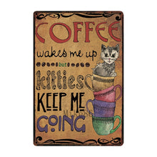 Charger l&#39;image dans la galerie, [Mike86] J&#39;aime mon chat tigré birman chats noirs étain signe personnalisé affiche personnalité classique métal peinture décor Art ZZ-03