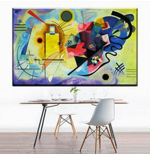 Cargar imagen en el visor de la galería, 5D Diy cuadrado completo redondo diamante pintura punto de cruz geometría diseño Wassily Kandinsky diamante bordado pared decoración FS6059