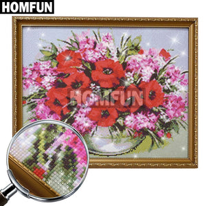 HOMFUN plein carré/rond perceuse 5D bricolage diamant peinture "dessin animé licorne" 3D broderie point de croix 5D décor à la maison A01516