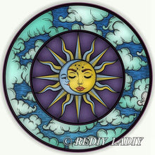 Cargar imagen en el visor de la galería, Pintura de diamante cuadrado/redondo completo, Mandala de sol, bordado de diamantes, patrón de mosaico de cristal, manualidades de punto de cruz con cuentas, decoración del hogar