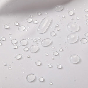 Cortinas de ducha blancas, impermeables, gruesas, sólidas, para baño, bañera, cubierta de baño grande y ancha, 12 ganchos, rideau de bain