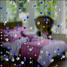 Cargar imagen en el visor de la galería, Cortina de cuentas de cristal de moda decoración interior del hogar suministros de decoración de fondo de boda de lujo