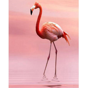 HOMFUN Full Square/Round Drill 5D DIY Diamond Painting &quot;Animal flamingo&quot; 3D Embroidery Cross Stitch 5D Home Decor Gift