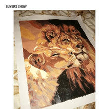 Load image into Gallery viewer, Frameless The Lion Animal DIY Painting By Numbers Kits Coloring Oil Painting On Canvas Drawing Home Artwork Wall Art Picture