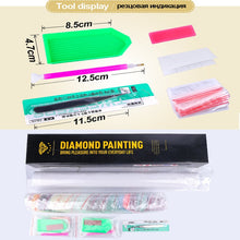 Carica l&#39;immagine nel visualizzatore della Galleria, Meian pittura diamante 5d trapano completo cristallo rotondo kit ricamo diamante a forma speciale animale pavone punto croce mosaico 3D