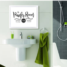 Laden Sie das Bild in den Galerie-Viewer, Badezimmerschild, Wandkunst, Leinwand, Gemälde, Poster, Bauernhaus, Hotel, Toilette, Dekor, Bilder, Zimmerdekoration, Pulverschild, Wand