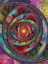 Carica l&#39;immagine nel visualizzatore della Galleria, Huacan Pittura Diamante 5D Fai da Te Mandala Mosaico Astratta Fiore Fantasia Ricamo Diamante Arte Decorazione della Parete