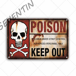 Beware of Dog Sign Vintage Alcohol Restroom Poster Metallplatte Blechschild Farmhouse Man Cave Decor Vorsicht wütend Gamer Room Decor
