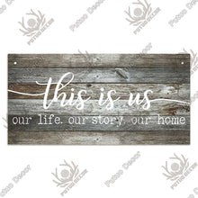 Carica l&#39;immagine nel visualizzatore della Galleria, Putuo Decor Speranza Targhe in legno Amicizia Targa da parete in legno Targa shabby chic per ciondolo in legno Decorazione della casa Regali di famiglia