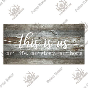 Putuo Decor Hope Wooden Signs Friendship Wood Wall Plaque Shabby Chic Sign for Wooden Pendant Home Decoration Family Gifts