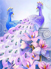 Load image into Gallery viewer, HUACAN Diamond Mosaic Sale Animals Diamond Painting New Square/Round Peacocks Hobby And Handicraft Pictures With Rhinestones