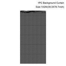 Carica l&#39;immagine nel visualizzatore della Galleria, Tenda per sfondo per feste, fondale con paillettes, decorazioni per matrimoni, baby shower, parete con paillettes, tenda per fondale glitterato, tenda in lamina di compleanno
