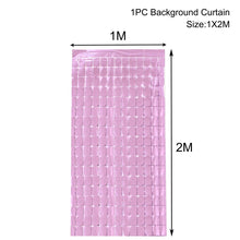 Carica l&#39;immagine nel visualizzatore della Galleria, Tenda per sfondo per feste, fondale con paillettes, decorazioni per matrimoni, baby shower, parete con paillettes, tenda per fondale glitterato, tenda in lamina di compleanno