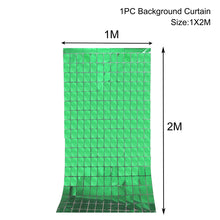 Carica l&#39;immagine nel visualizzatore della Galleria, Tenda per sfondo per feste, fondale con paillettes, decorazioni per matrimoni, baby shower, parete con paillettes, tenda per fondale glitterato, tenda in lamina di compleanno