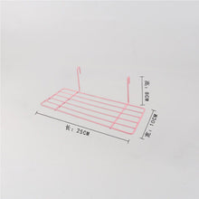 Load image into Gallery viewer, Ins Home Wall Decoration Iron Grid Decor Frame Hanging Rack Wall Display Art Storage Box Basket Mesh Shelf Rack Holder Organizer