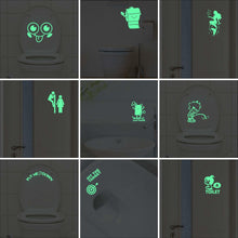 Load image into Gallery viewer, Bathroom Wall Stickers Toilet Home Decoration Removable Wall Decals for Toilet Sticker Decorative Paste Home Decor Glow in Dark