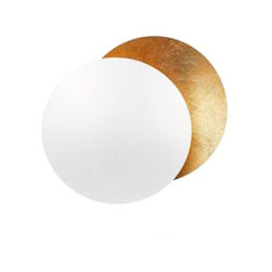 Créatif lune éclipse allée applique murale couloir chevet applique salon rond or cuivre LED applique murale