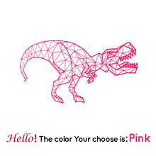 Load image into Gallery viewer, Geometric Tyrannosaurus Wall Stickers Dinosaur Wall Decals For Baby Room Decor Wall Art Bedroom Gift For Kids Room Decor