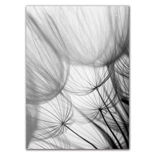 Laden Sie das Bild in den Galerie-Viewer, Abstrakte Löwenzahn-Wand-Kunst-Leinwand-Malerei-Plakat-modernes schwarzes weißes Leben-Zitat-Kunst-Wand-Druck-Bild-Wohnzimmer-Dekor YX144