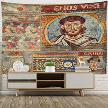 Carica l&#39;immagine nel visualizzatore della Galleria, Imperium Romanum Immagine Arazzo Re Giustiniano dinastia Retro Panno da parete Arazzi Boho Home Decor Wall Art Murale Macrame