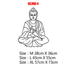 Carica l&#39;immagine nel visualizzatore della Galleria, Nuovi adesivi murali in vinile di arte del Buddha carta da parati per soggiorno adesivi murali religiosi decorativi per la casa adesivo murale decorazione della parete
