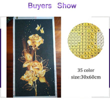 Load image into Gallery viewer, Huacan Diamond Painting 5D DIY Rose Full Square/Round Diamonds Embroidery Flower Wall Decorations Craft Kit