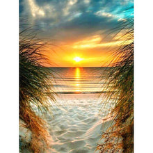 Cargar imagen en el visor de la galería, DIY 5D diamante pintura paisaje puesta de sol punto de cruz Kit completo cuadrado bordado paisaje mosaico arte imagen de decoración de diamantes de imitación