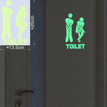 Load image into Gallery viewer, Bathroom Wall Stickers Toilet Home Decoration Removable Wall Decals for Toilet Sticker Decorative Paste Home Decor Glow in Dark