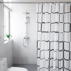 Cortina de ducha de baño 3D impermeable a prueba de moho PEVA cortina de baño cortinas de ducha cortina de puerta de baño ambiental