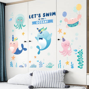 Hot air balloon Wall Sticker for Kids rooms Decor Vinyl Wall Decals Children Bedroom Decoration Stickers Art Murals Home Decor