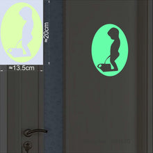 Load image into Gallery viewer, Bathroom Wall Stickers Toilet Home Decoration Removable Wall Decals for Toilet Sticker Decorative Paste Home Decor Glow in Dark