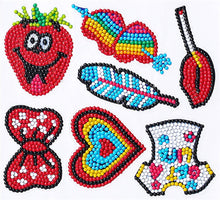 Carica l&#39;immagine nel visualizzatore della Galleria, Adesivi per pittura con diamanti Bambini 5D Fai da te Arte artigianale Pittura con animali e mondo marino con diamanti Dipingi con i numeri per bambini