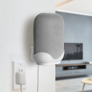 Настенный держатель для розетки, кронштейн для шнура для Google Nest, аудио-голосовой помощник, подставка для кухни, спальни, ванной комнаты, аудиоподставка