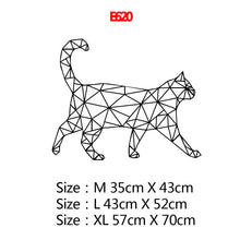 Загрузите изображение в программу просмотра галереи, Креативная Геометрия животного, настенная художественная наклейка, современные настенные наклейки для детской комнаты, виниловые наклейки для гостиной, компания, фреска