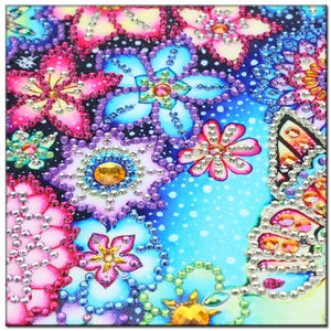 5D DIY forma especial diamante pintura mariposa diamante bordado mosaico flor punto de cruz Kits cristal Multicolor Decoración