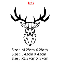 Загрузите изображение в программу просмотра галереи, Креативная Геометрия животного, настенная художественная наклейка, современные настенные наклейки для детской комнаты, виниловые наклейки для гостиной, компания, фреска