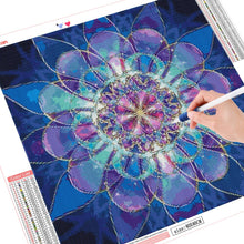 Carica l&#39;immagine nel visualizzatore della Galleria, HUACAN Pittura Diamante 5D Mandala Punto Croce Quadrato Pieno Nuovo Arrivo Diamante Ricamo Fiore Mosaico Artigianato Wall Art