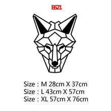 Загрузите изображение в программу просмотра галереи, Креативная Геометрия животного, настенная художественная наклейка, современные настенные наклейки для детской комнаты, виниловые наклейки для гостиной, компания, фреска